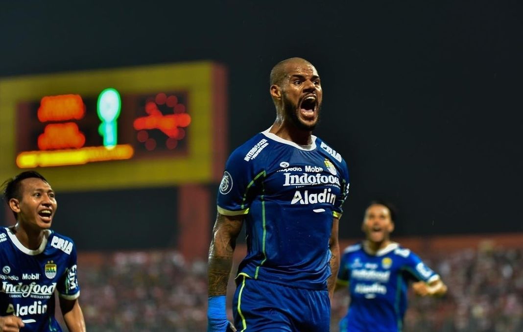 Penyerang Persib Bandung, David da Silva.