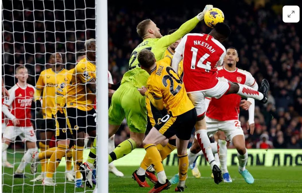 Laga terakhir Arsenal berhasil taklukkan Wolves dengan skor 2-0.