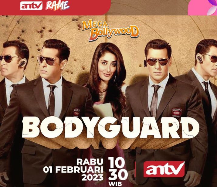 Jadwal Acara ANTV hari ini, menayangkan Mega Bollywood Bodyguard.
