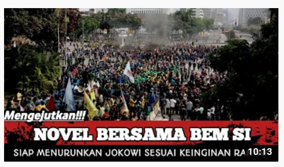 Thumbnail Video yang Mengatakan Bahwa Presiden Jokowi Nyatakan Akan Mundur dari Jabatannya