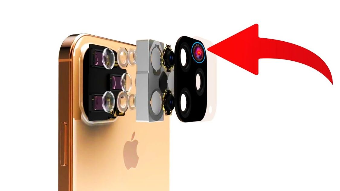Ilustrasi teknologi kamera periskop di iPhone 15 Ultra