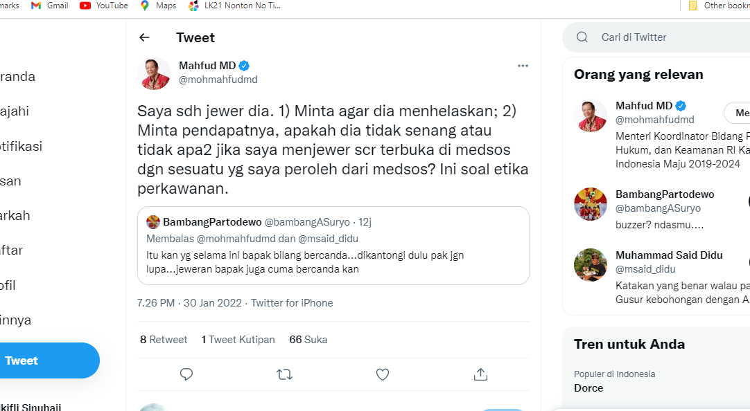 Said Didu Kena Jewer Mahfud Md Gegara Kata Beruntung Soal Gugurnya Prajurit Tni Di Papua