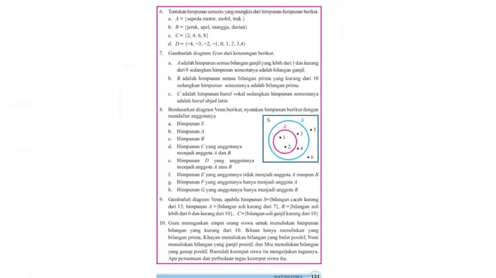 Intip Kunci Jawaban MTK Kelas 7 Halaman 131 Ayo Kita Berlatih 2.3 ...