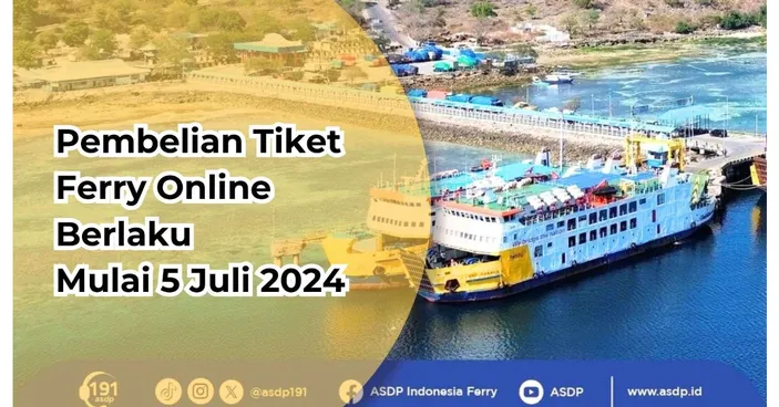 Pt Asdp Mulai Berlakukan Pembelian Tiket Online Pada 5 Juli 2024 Dari