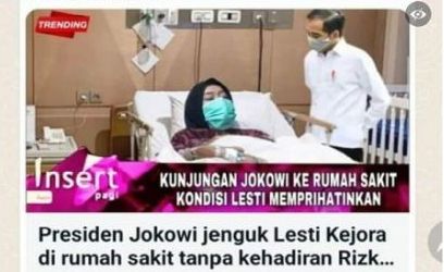 Lesti Kejora Dijenguk Jokowi di Rumah Sakit, Hoaks Atau Fakta? Berikut Penjelasannya
