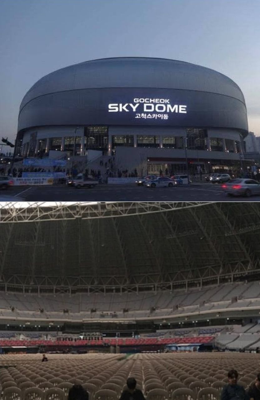 Gocheok Sky Dome, Seoul, yang jadi lokasi konser NCT 127.