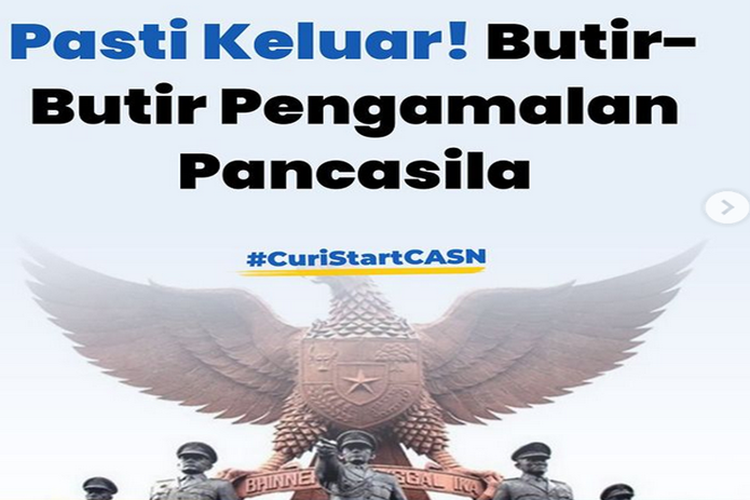 PASTI KELUAR! Butir Butir Pengamalan Pancasila TWK CPNS 2023 Simak Dan ...