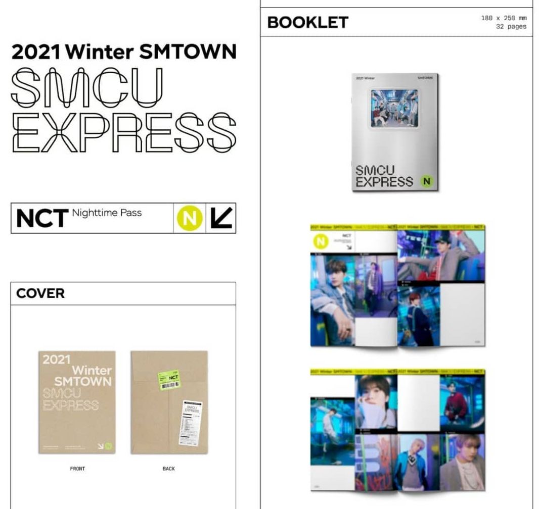 Album '2021 Winter SMTOWN: SMCU Express' versi NCT Nighttime Pass.
