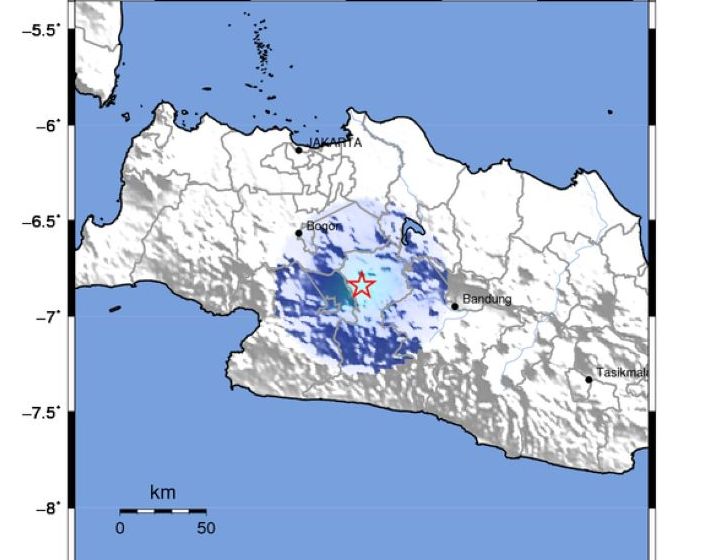 Gempa terkini Cianjur, Sukabumi Bogor cukup kencang pada 29 Maret 2023