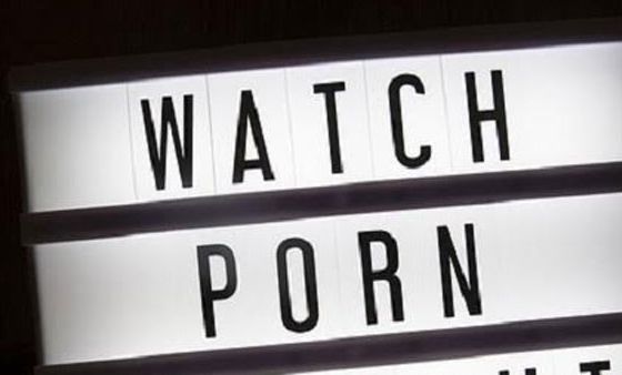 Ilustrasi video porno.