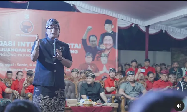 Giri Prasta Gelar Konsolidasi PDIP se-Badung Tanpa Koster, Tidak Rela Jadi Wakil Mau Jadi Gubernur Bali?