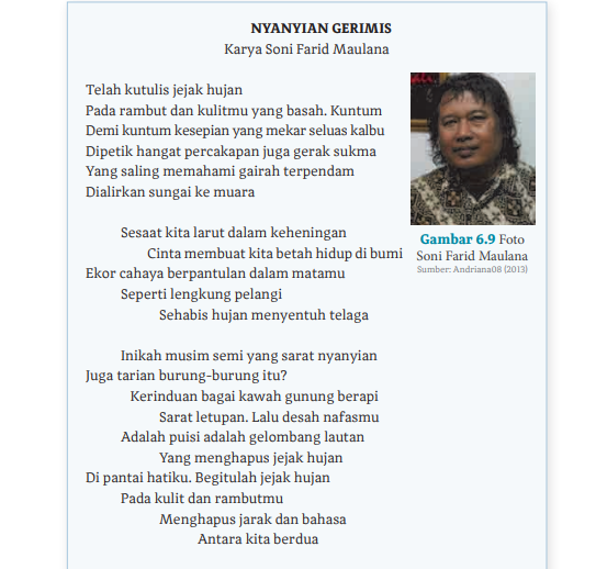 Puisi Nyanyian Gerimis karya Soni Farid Maulana