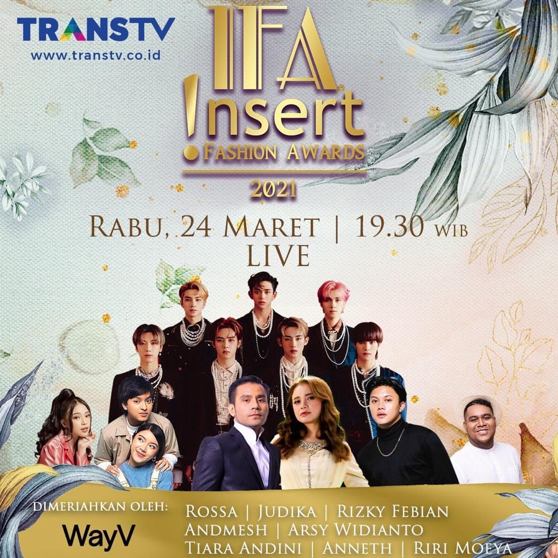 Jadwal Acara Trans Tv Hari Ini Rabu 24 Maret 2021 Insert Fashion Awards 2021 Hingga The Penthouse 2 Berita Subang