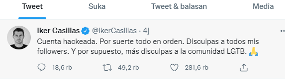 Iker Casillas klarifikasi terkait Gay