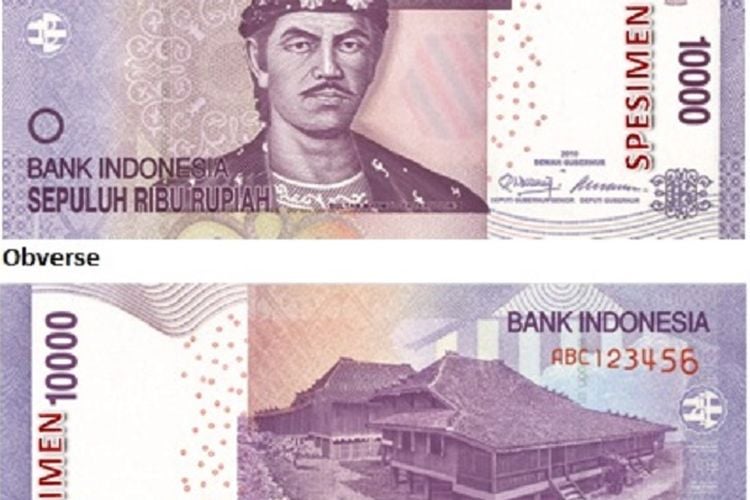 Mata uang yang pernah berlaku di indonesia