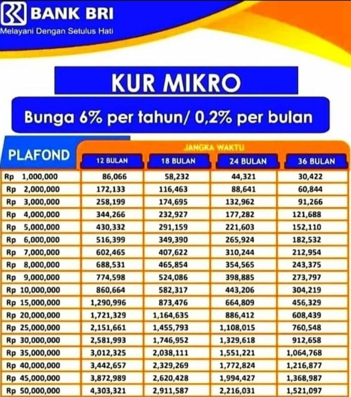 Syarat Daftar Pinjaman KUR BRI 2022 Online di kur.bri.co.id Tanpa