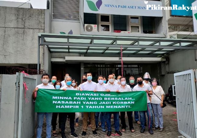 Duit Investasinya Hilang Puluhan Massa Geruduk Kantor Minna Padi Aset Manajemen Pikiran Rakyat Com