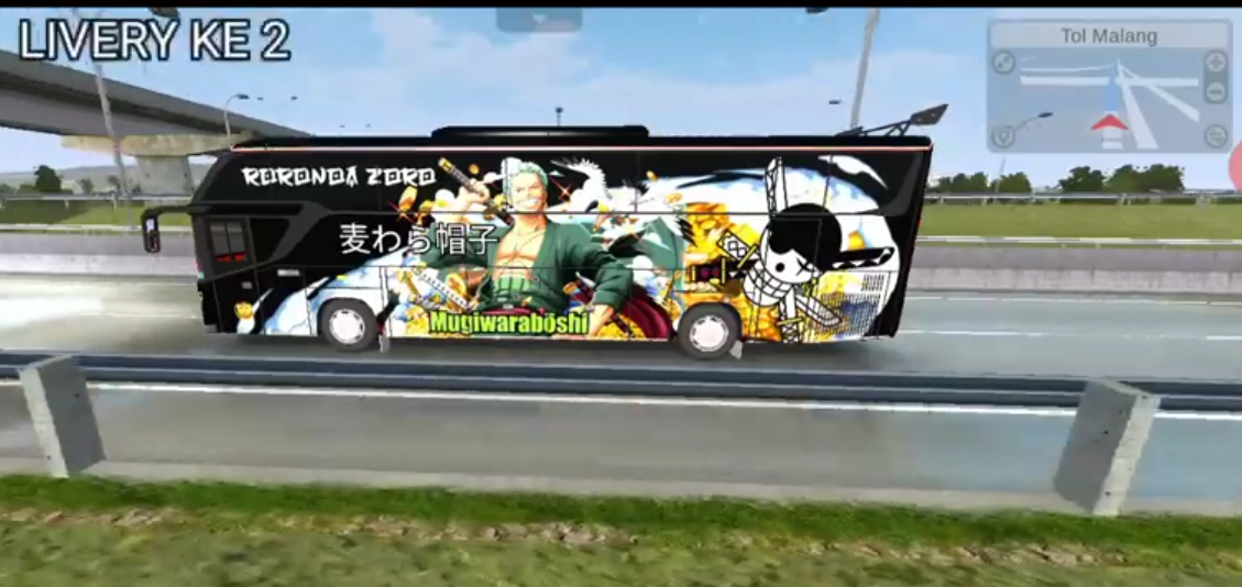 Link Download Bus Simulator Indonesia BUSSID Mod Apk via RexDl Bisa Dapat Livery Anime One Piece Roronoa Zoro - Pembrita Bogor - Pembrita Bogor