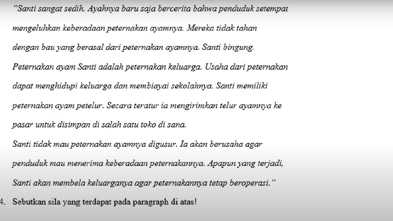 Kunci Jawaban Soal Penilaian Harian Kelas 6 Tema 1 Subtema 2