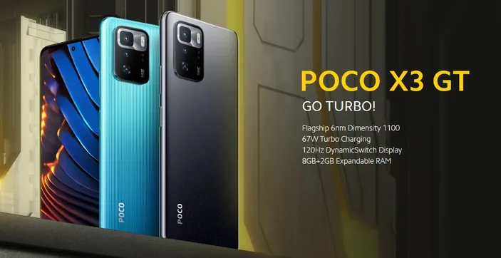 Harga Tahun Baru 2022 Dan Spesifikasi Xiaomi Poco X3 Gt Mulai Rp3 Jutaan Maksimal Di Pakai 2717