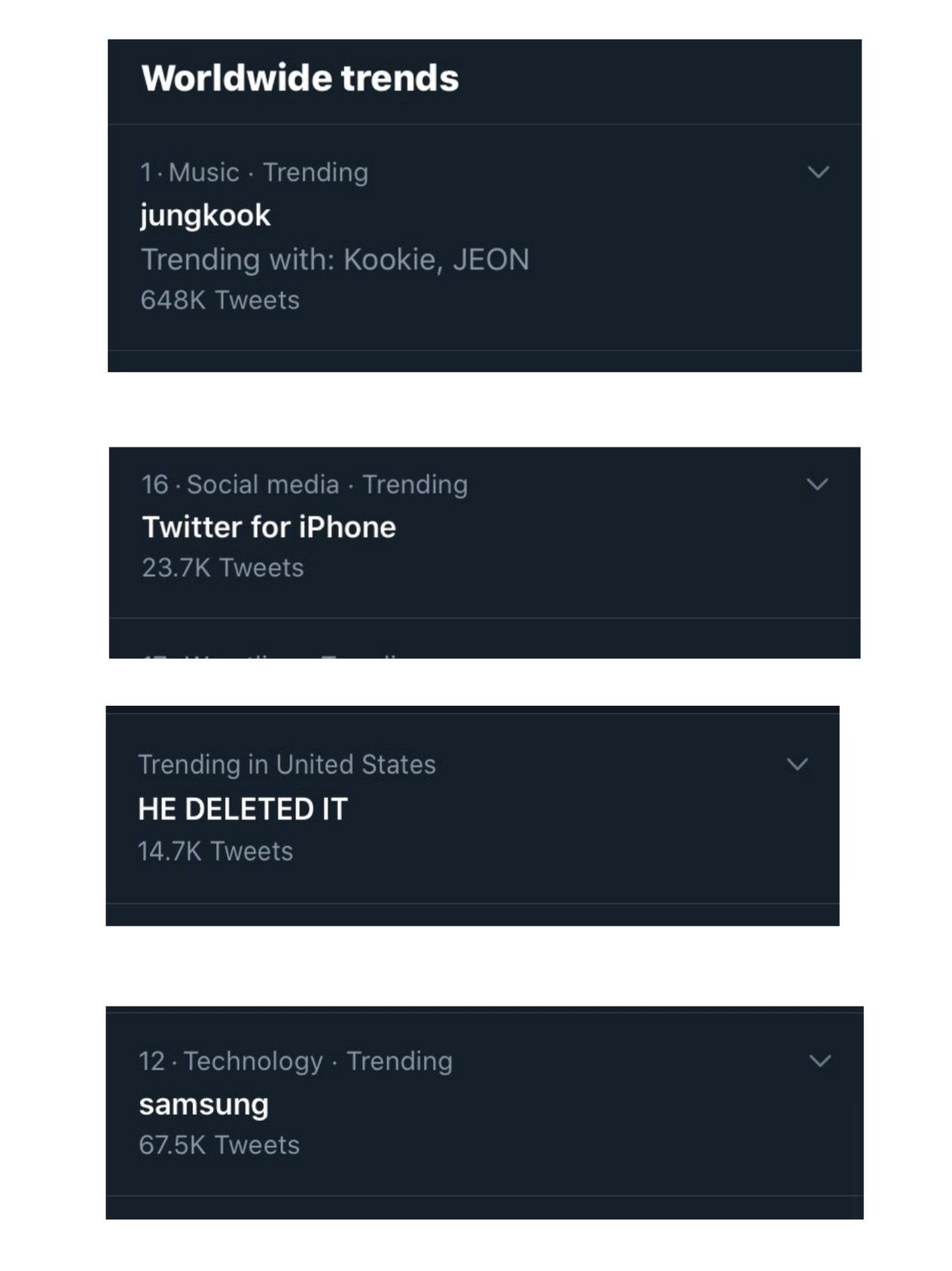 Trending topic twitter saat Jungkook merilis cover lagu '10000 Hours' pada Selasa 28 Juli 2020 pagi.
