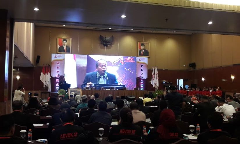 Ketua Dewan Kehormatan KAI Abdul Rahim Hasibuan di depon Rakernas KAI di Bandung Senin 30 Mei 2022,./OF KAI