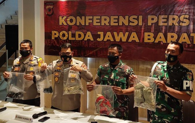 Polda Jawa Barat ekspos Kasus tabrak lari di Nagrek yang diduga melibatkan oknum anggota TNI 