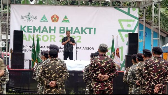 GP Ansor Banjarnegara Gelar Kemah Bhakti, Pj Bupati: Tingkatkan Solidaritas, Kekompakan dan Kebersamaan