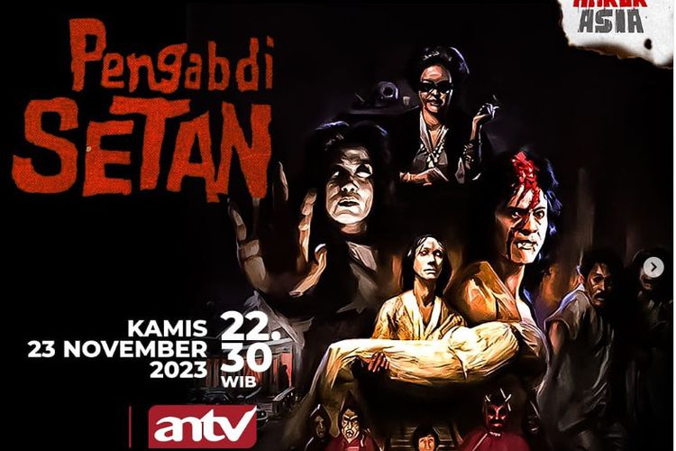 Jadwal ANTV Kamis 23 November 2023, Sinema Spesial Suzanna Ratu Buaya