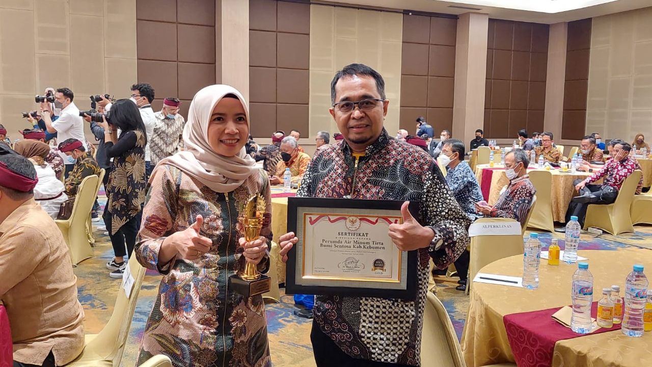 PDAM Kebumen mendapat penghargaan Raksa Nugraha Award 2022 dari Badan Perlindungan Konsumen Nasional.
