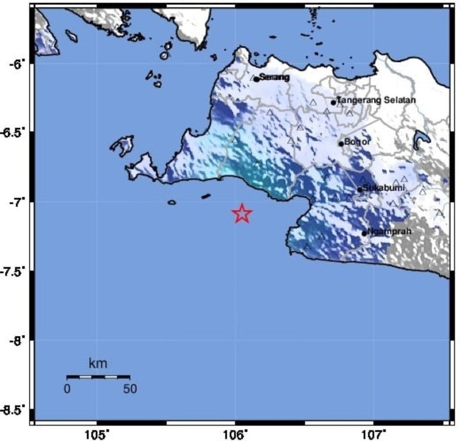 Gempa Bayah Banten Terjadi Lagi Hari Ini 1 April 2022 Dirasakan Hingga