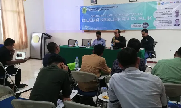 Hadirkan Pakar Leo Agustino, Prodi Ilmu Pemerintahan STISIP Banten Raya Gelar Seminar Dilema Kebijakan Publik