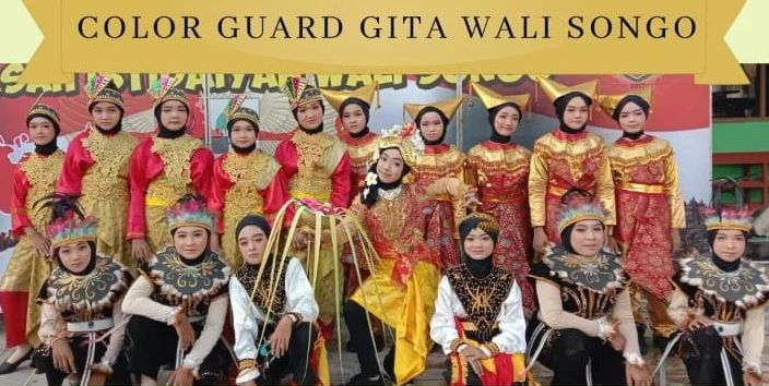 Tim Color Guard Gita Wali Songo rebut juara 3 di kompetisi Color Guard Contest