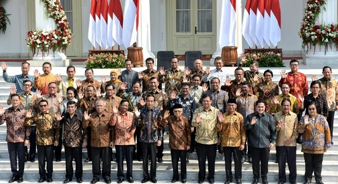 Ilustrasi. Kabinet Jokowi atau Kabinet Indonesia Maju 2019-2024.