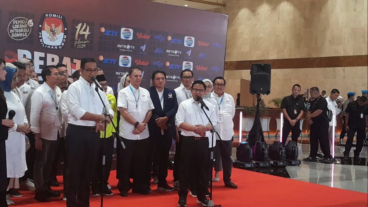 Cak Imin Berterima Kasih Ke Mahfud MD Usai Debat Cawapres, Gibran ...