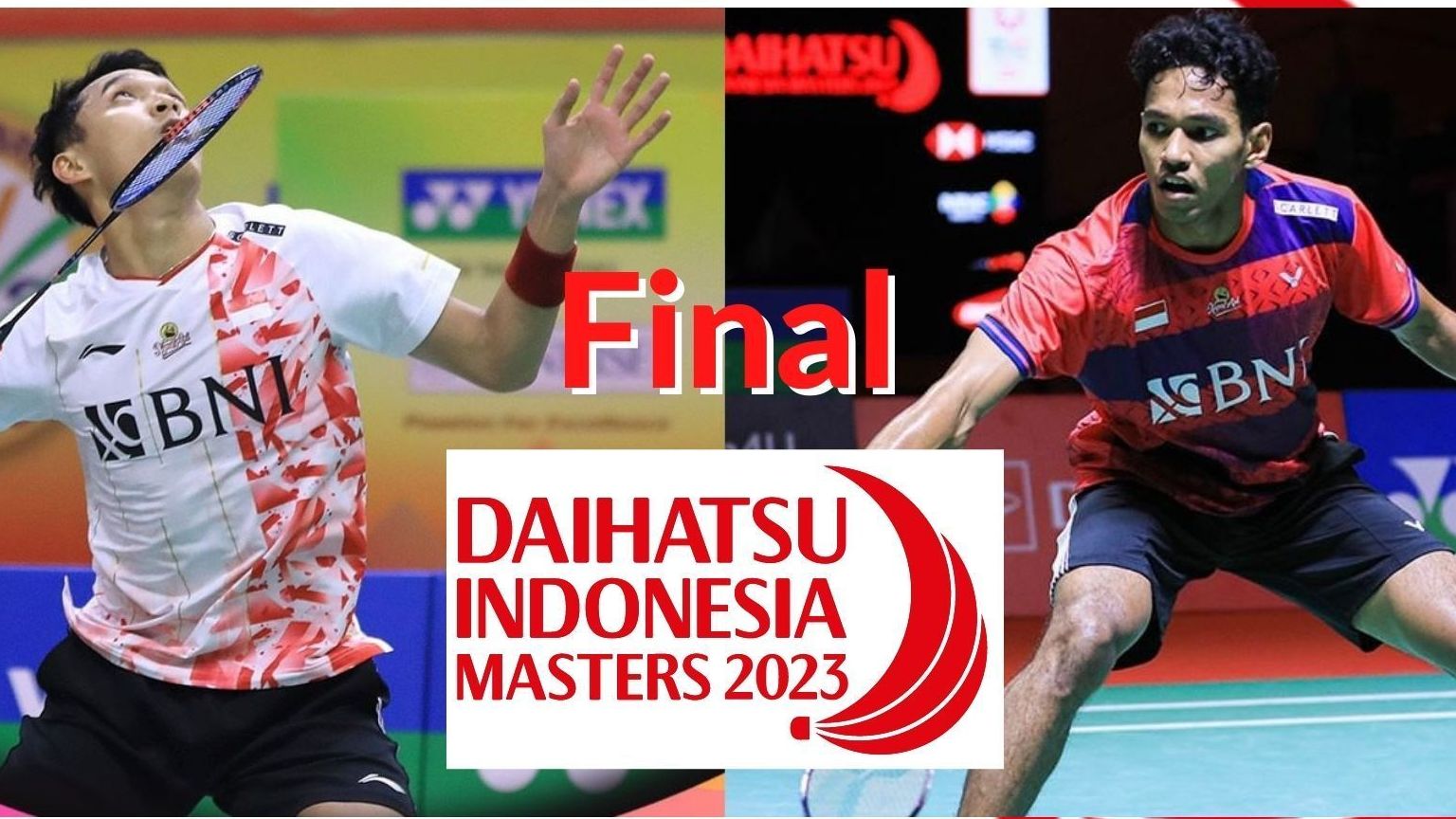 Jadwal dan link live streaming pertandingan final Indonesia Masters 2023 hari ini, 29 Januari, kapan pertandingan untuk Jojo vs Chico?