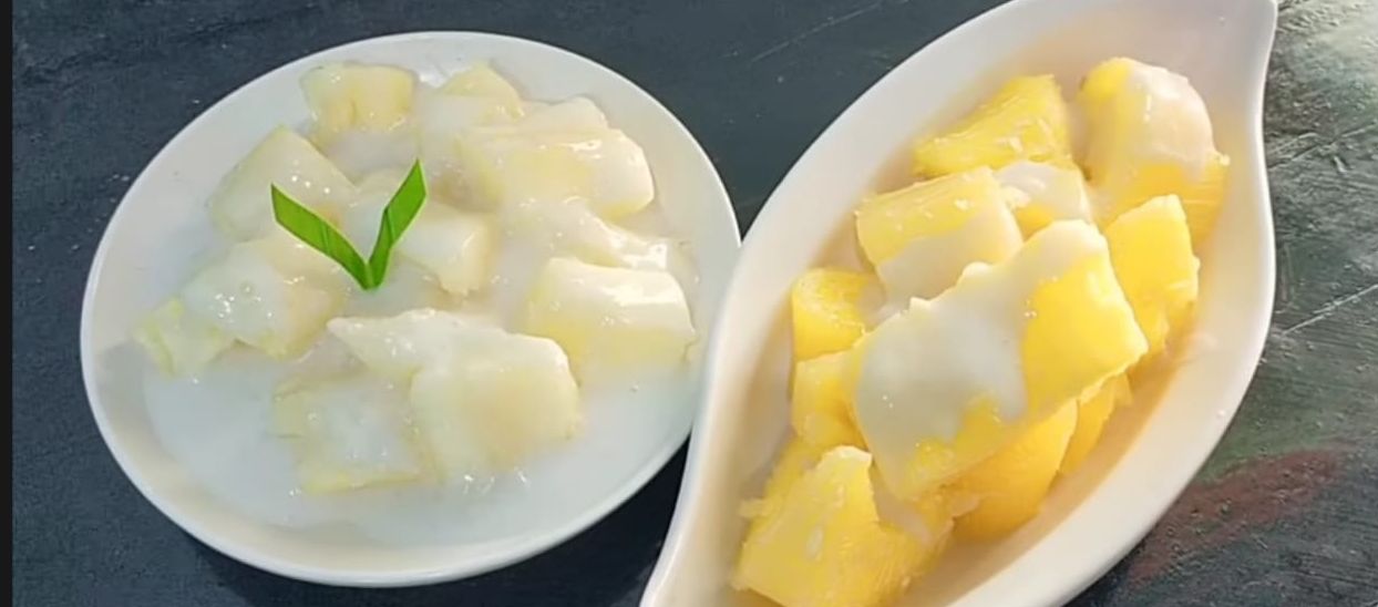 Gampang banget bun cara membuat camilan singkong Thailand ini, ga pake lama, ga ribet, pokoknya simpel pisan. 