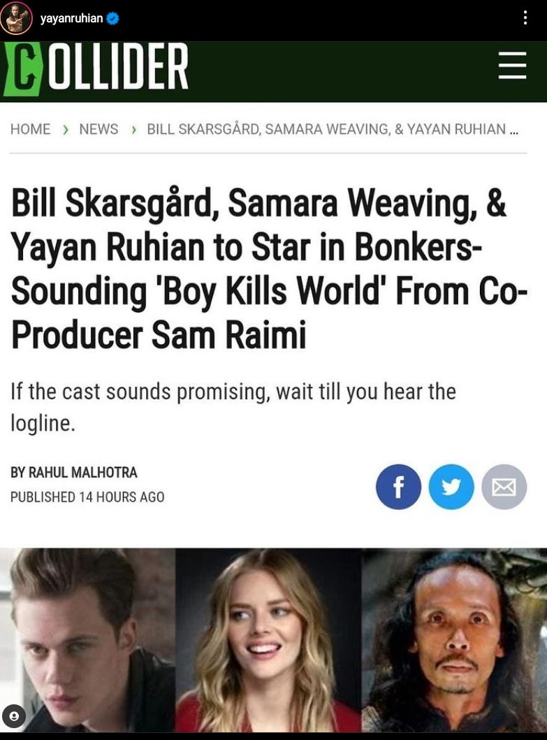 Profil Biodata dan Fakta Menarik Yayan Ruhian, Dikabarkan Bintangi Boy Kills World Diproduseri Sam Raimi