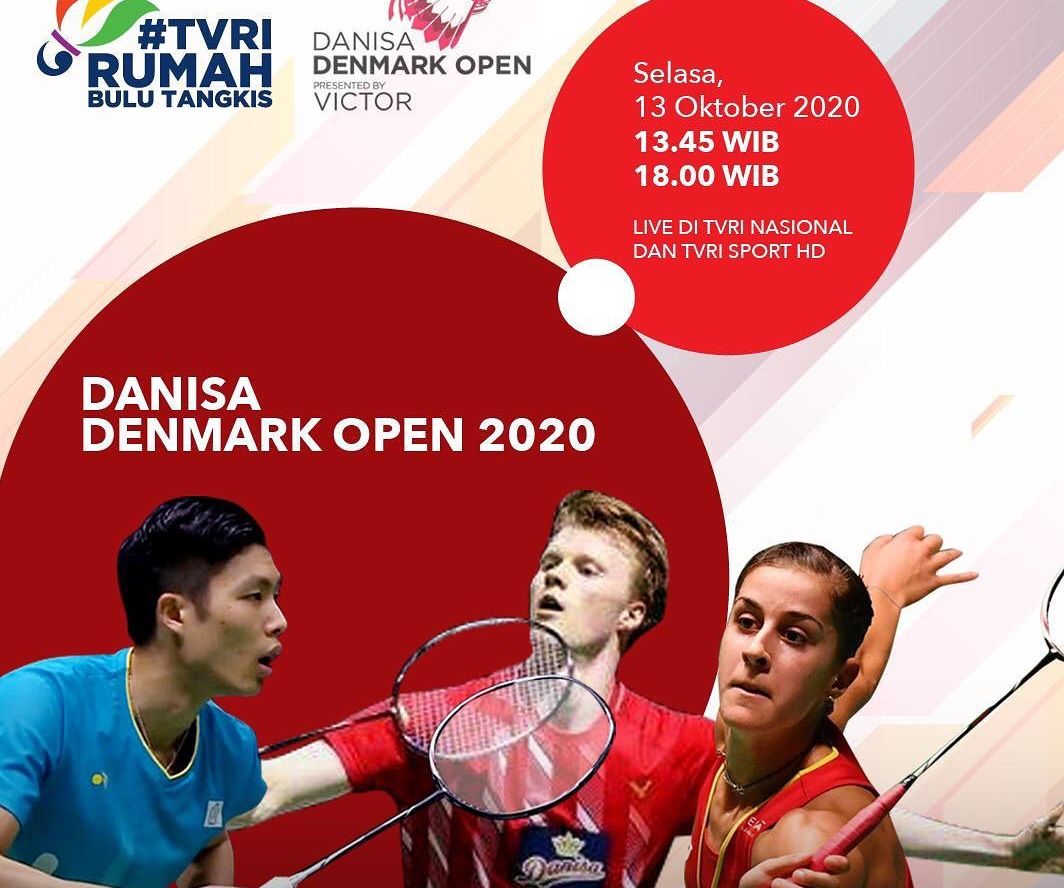 Link Live Streaming BWF World Tour Super 750 Denmark Open 2020