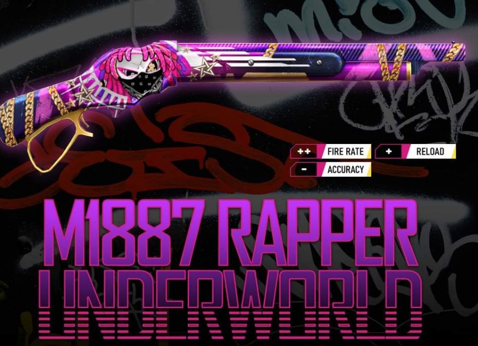 Kode Redeem FF 2022 hari ini dapatkan Diamond 1000 dan Rapper Underworld M1887