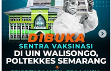 Sentra Vaksinasi Uin Walisongo Dan Poltekkes Semarang Telah Dibuka Berikut Cara Pendaftarannya Portal Kudus