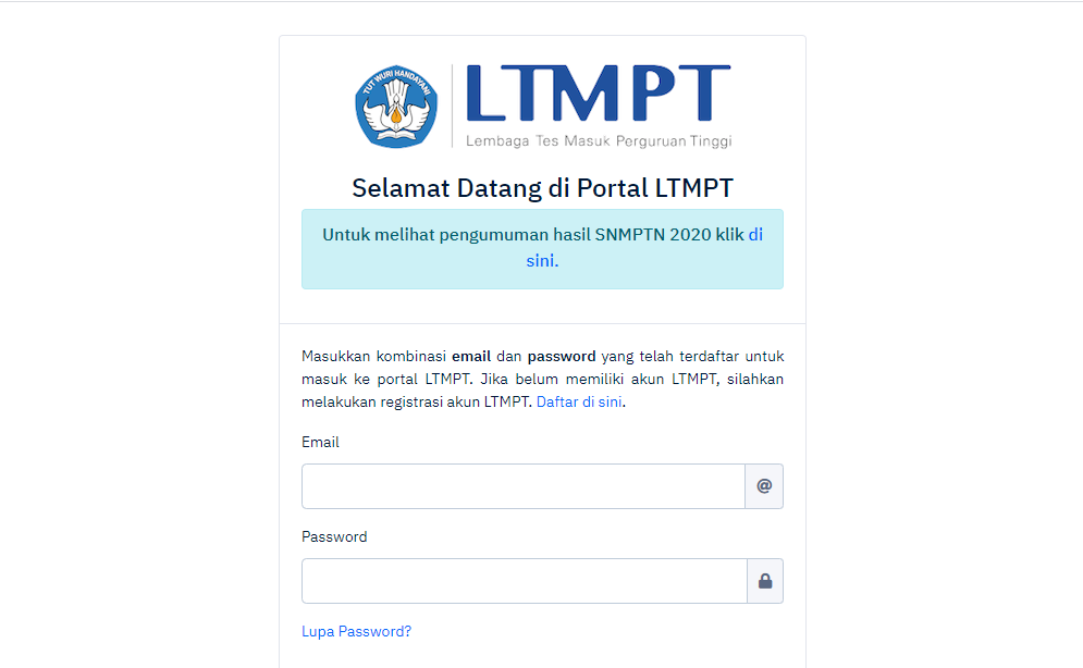 Portal ltmpt snmptn 2022