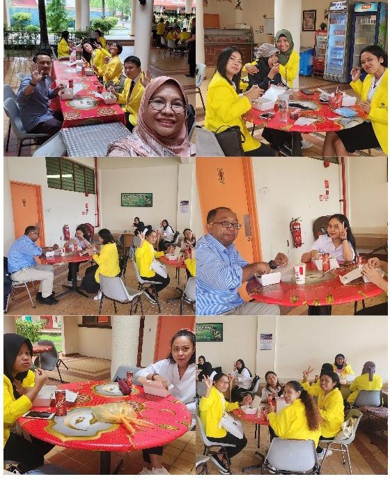 Makan Bersama para peserta Ospek Maba UT Pokjar Singapura