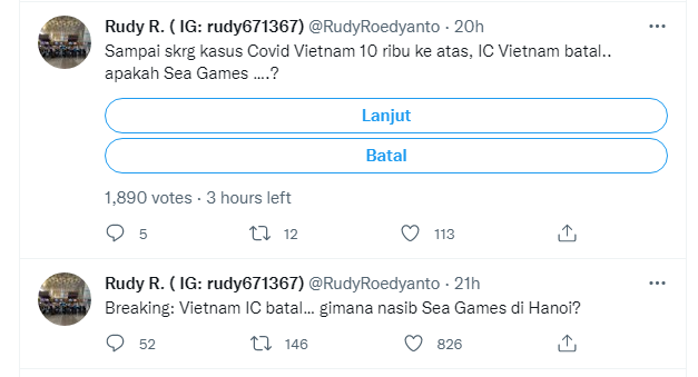 Rudy Roedyanto/tangkapan layar twitter @rudyroedyanto