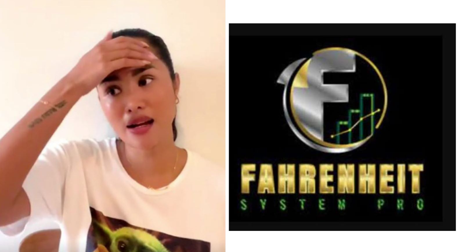 Model Laras Monca bersedih karena jadi korban robot trading Fahrenheit
