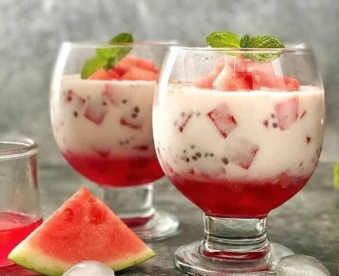 Resep Ramadhan: Es Semangka Susu Selasih, Ide Minuman Segar untuk Berbuka Puasa