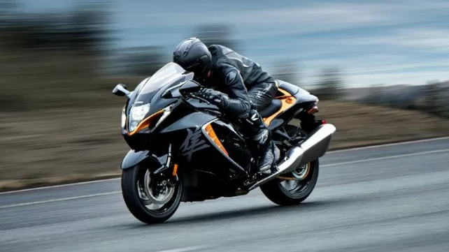 Sepeda motor Suzuki Hayabusa 2021.