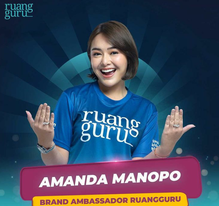 Amanda Manopo jadi brand ambassador Ruang Guru, diduga bisa CLBK dengan Angga Yunanda