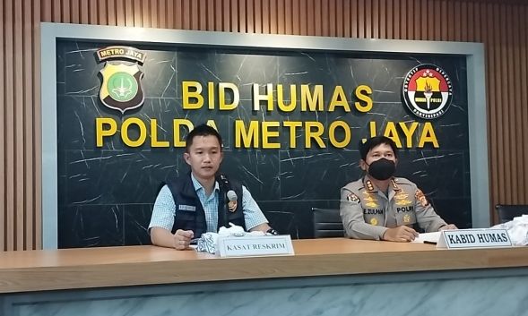 Kabid Humas Polda Metro Jaya Kombes Pol Endra Zulpan saat beri keterangan pers, Selasa, 19 Juli 2022