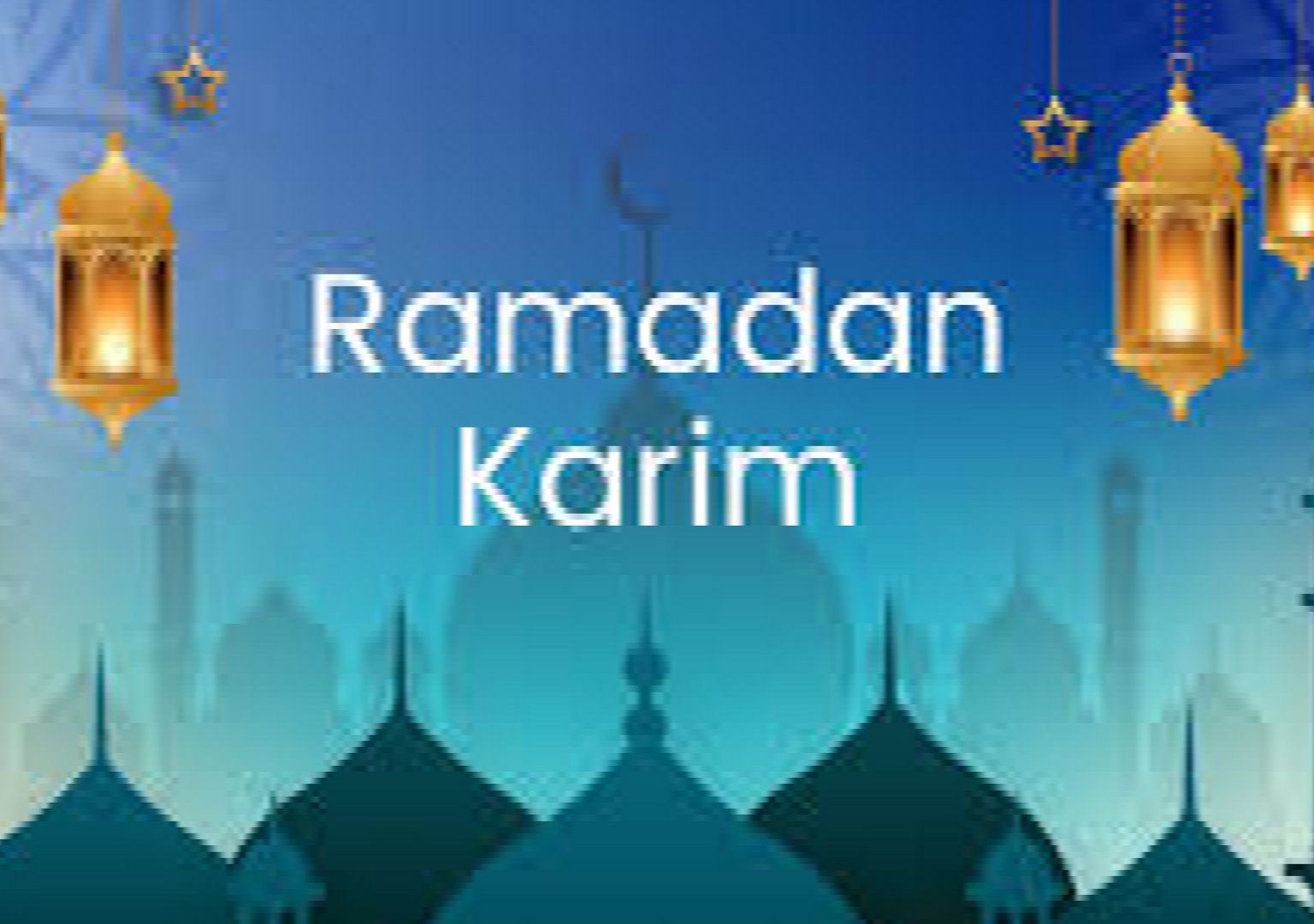Ilustrasi bulan ramadan